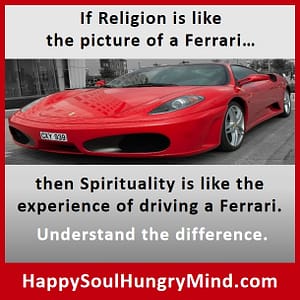 Religion versus Spirituality