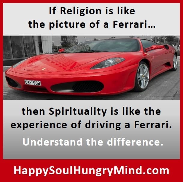 Religion versus Spirituality