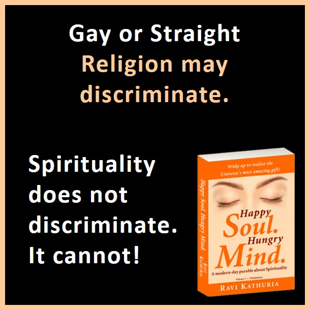 Religion versus Spirituality - Homosexuality