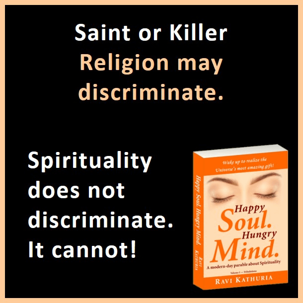 Religion versus Spirituality - Saint
